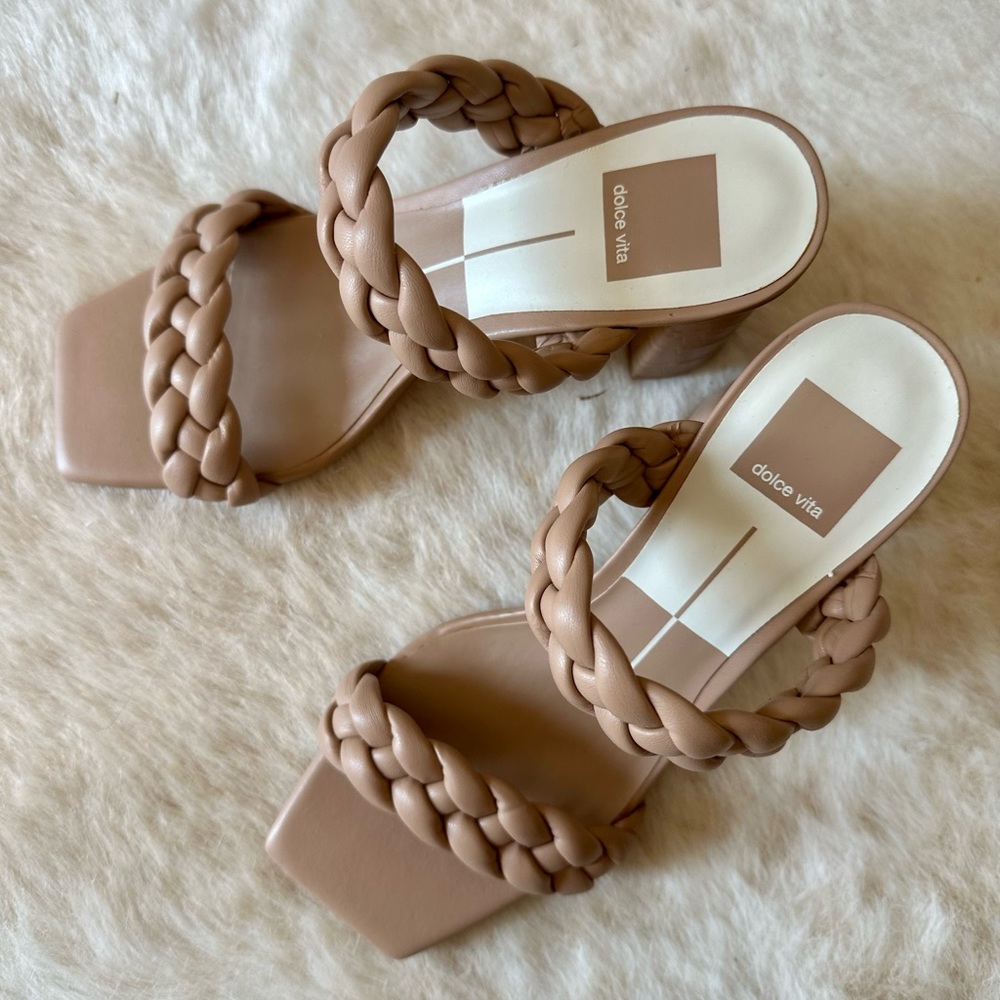 Dolce Vita Paily Braided Heels SZ 7